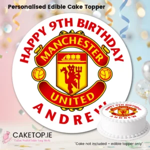 Home Manchester United Edible Cake Topper