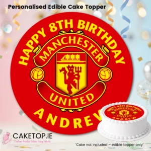 Home Manchester United Edible Cake Topper