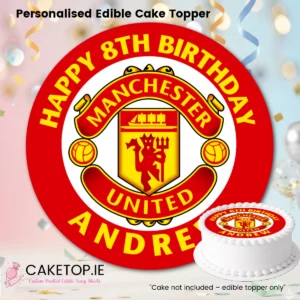 Home Manchester United Edible Cake Topper